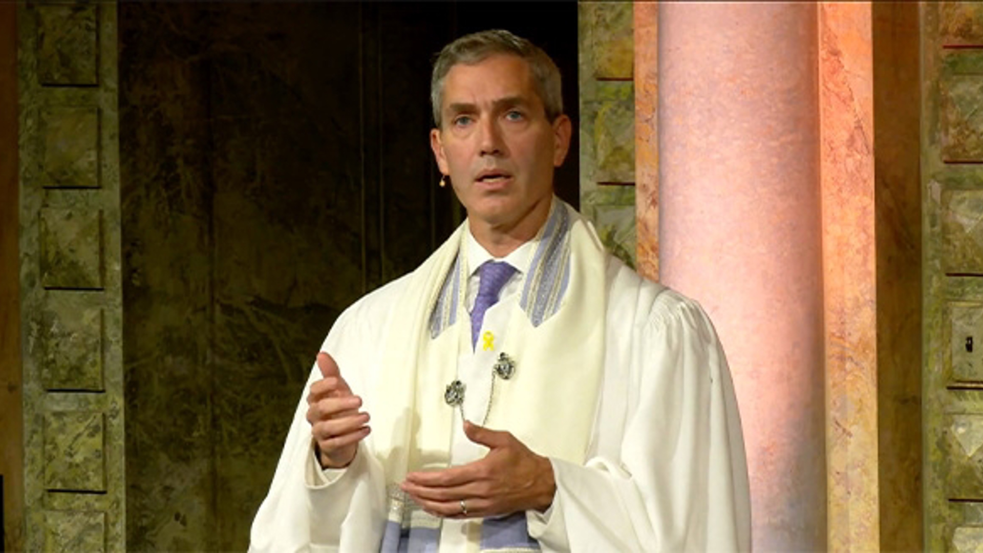 Entering a Synagogue