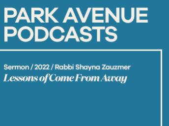 Rabbi Shayna Zauzmer: Lessons of Come From Away – October 1, 2022