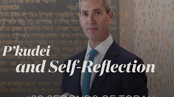 60 Seconds of Torah: P’kudei and Self-Reflection